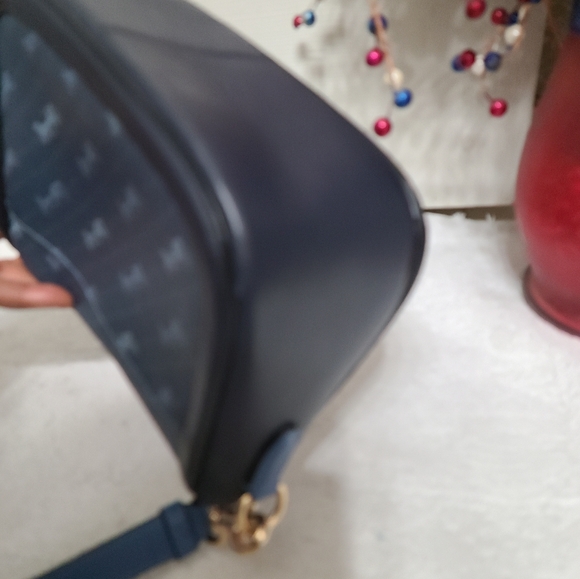 Coach Denim Blue and Black Crossbody Bag - Picture 6 of 9